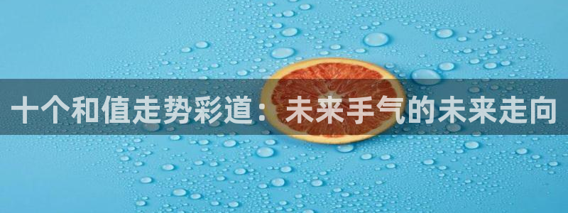 狗子28零能源集团：十个和值走势彩道：未来手气的未来走向